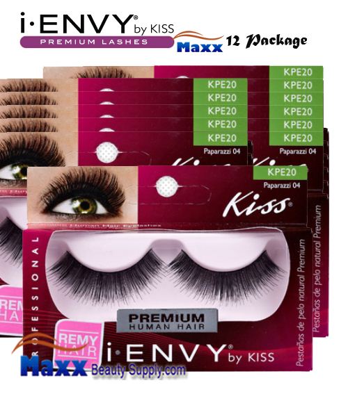 12 Package - Kiss i Envy Paparazzi 04 Eyelashes - KPE20